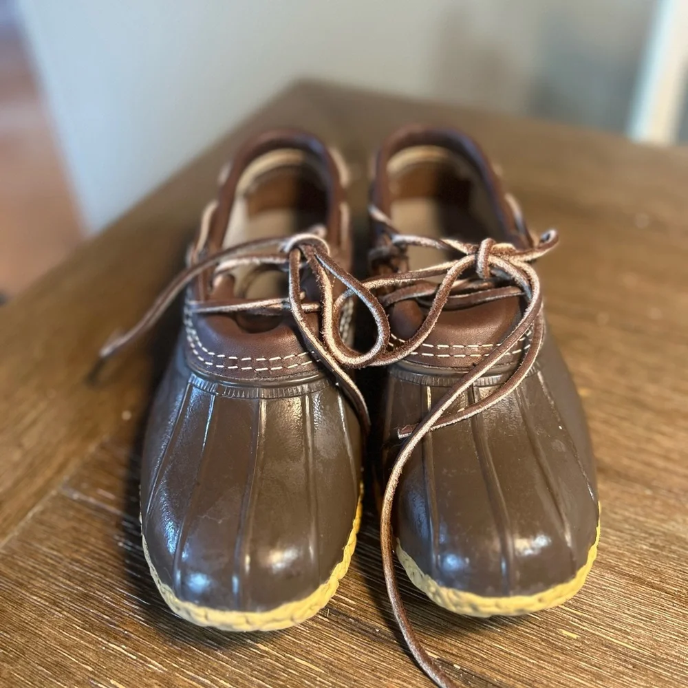 LL Bean women’s low Moc boots size 7 - Picture 3 of 12